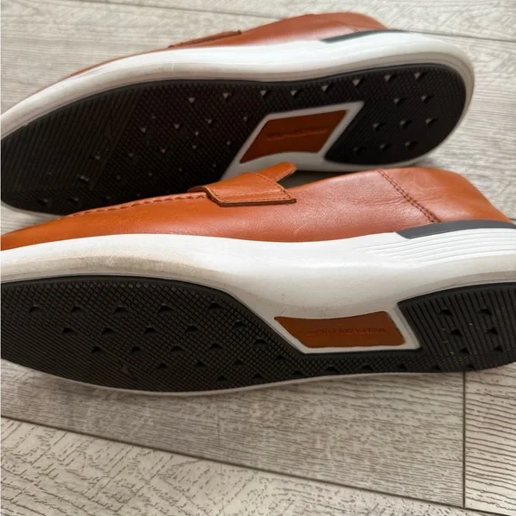 Men Wolf & Shepherd Crossover Loafer Honey/Brown and White Shoes Size 10.5 - Picture 4 of 5